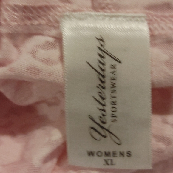 Yesterdays Sportswear Pink Lightweight Hoodie Long Sleeve Top Kona Hawaii XL EUC - Picture 9 of 12